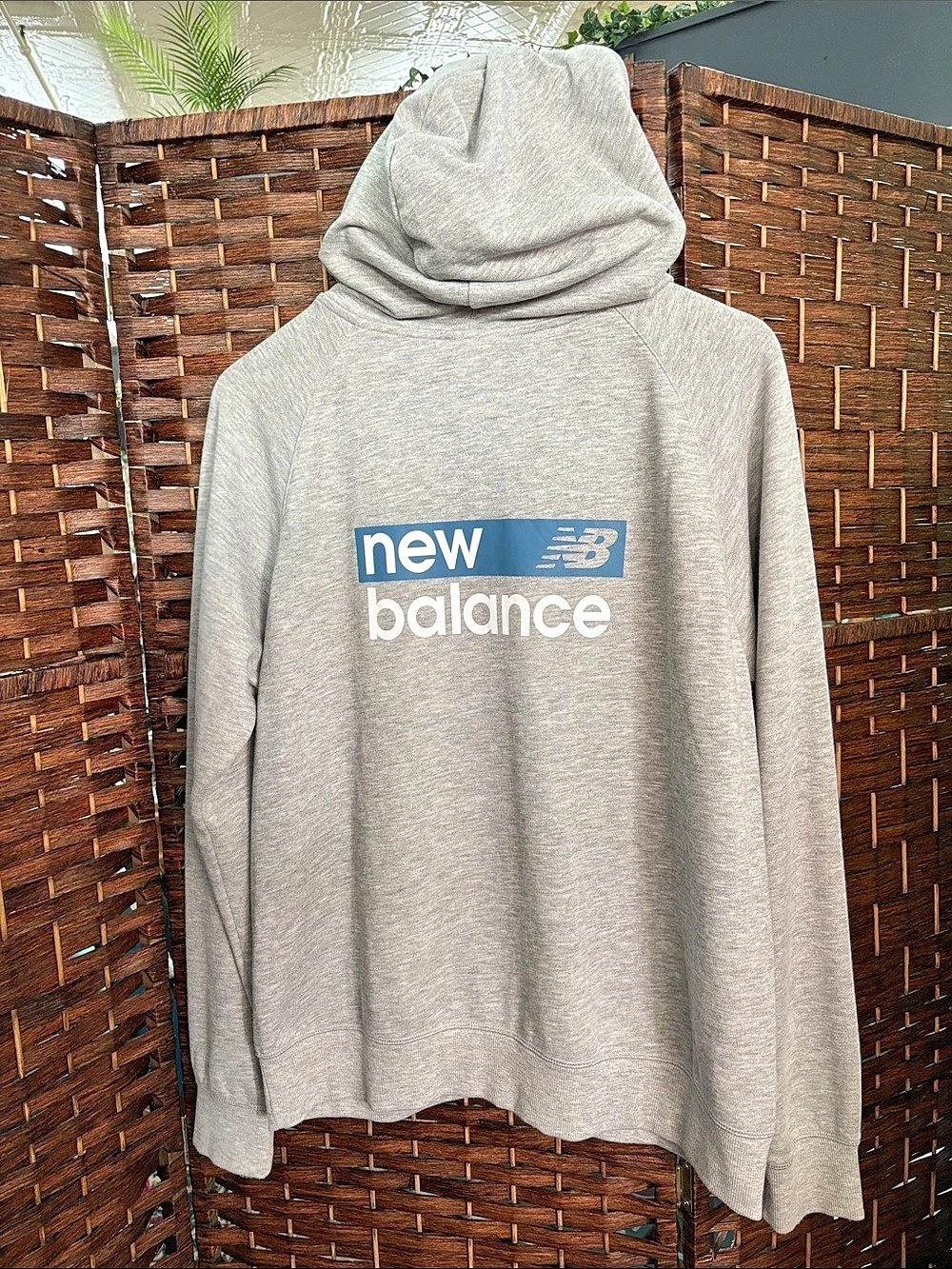 New Balance Full-Zip Hoodie Gray Large Like New